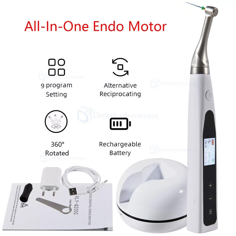 XLY XLY-Q200C Motor de endodoncia inal&aacute;mbrico con localizador de &aacute;pice